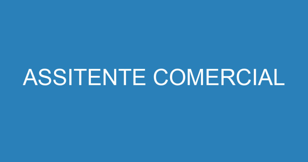 ASSITENTE COMERCIAL 1