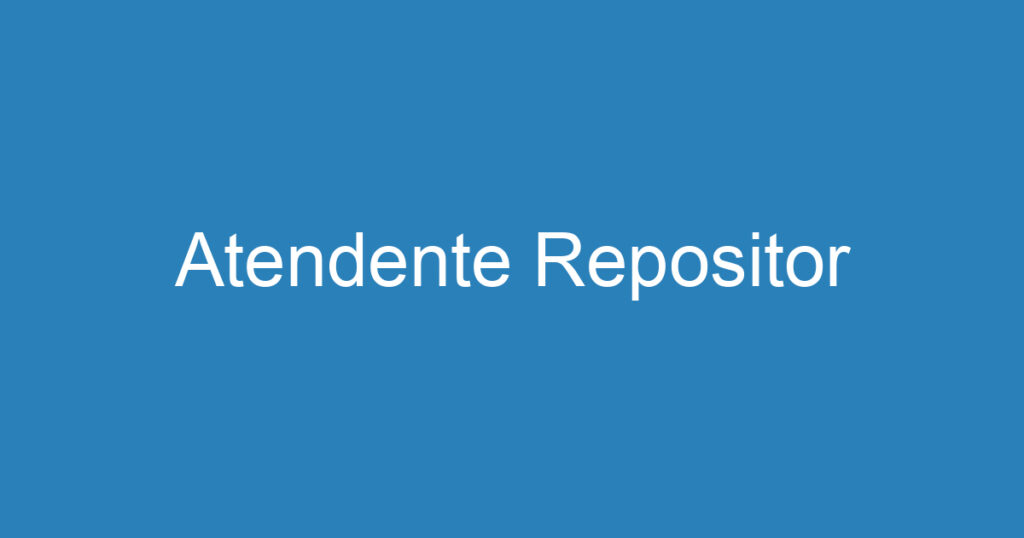 Atendente Repositor 1