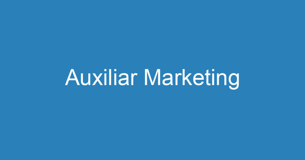 Auxiliar Marketing 1