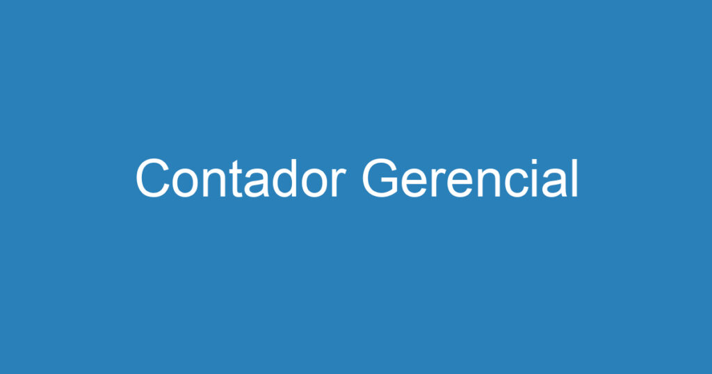 Contador Gerencial 1