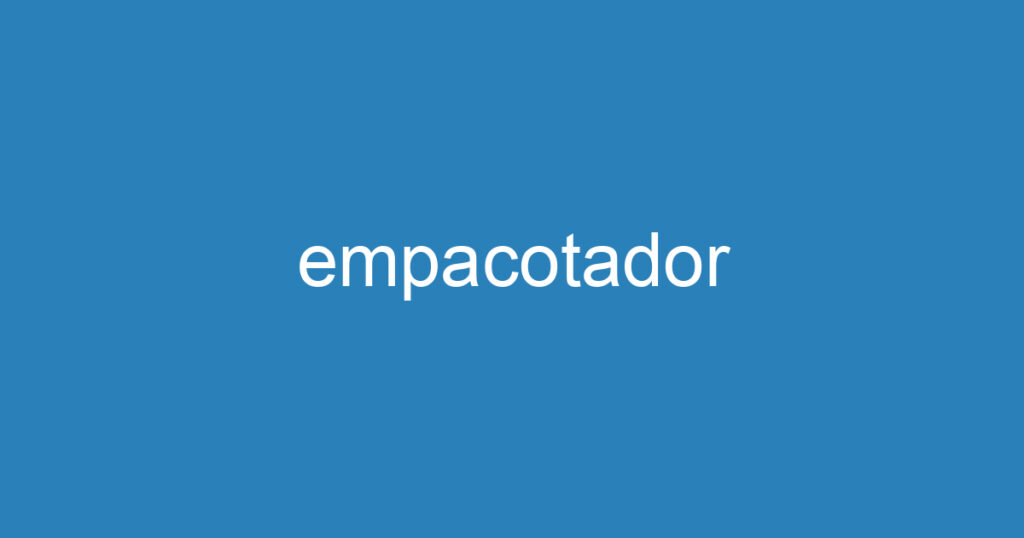 empacotador 1