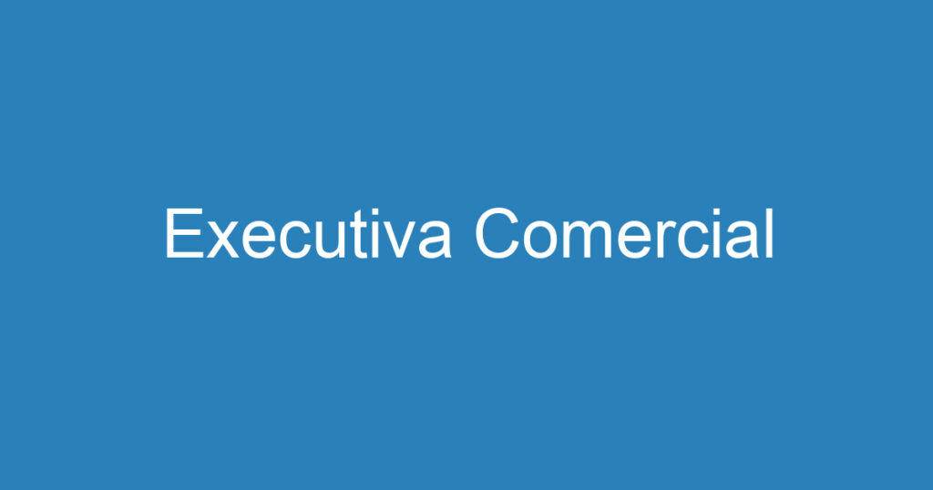 Executiva Comercial 1