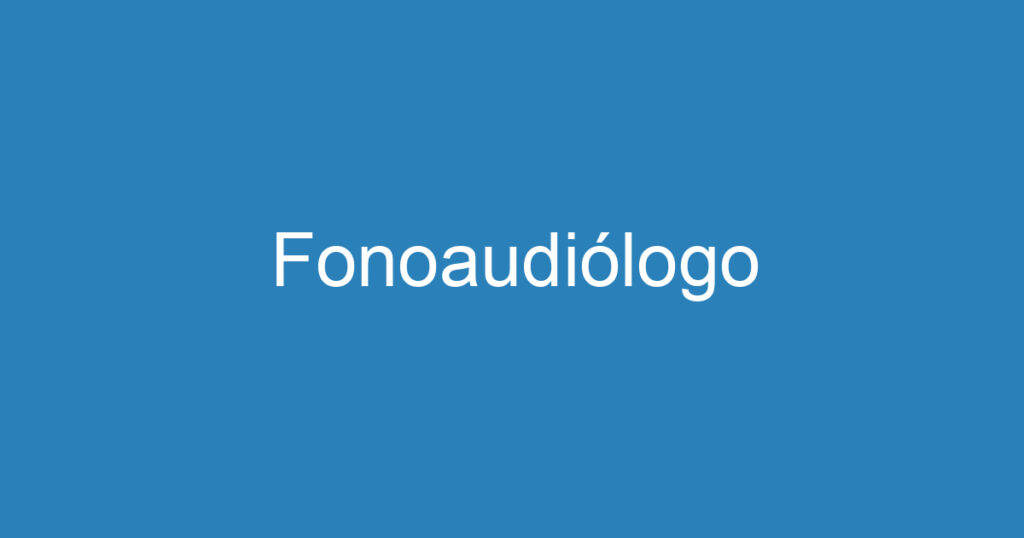 Fonoaudiólogo 1