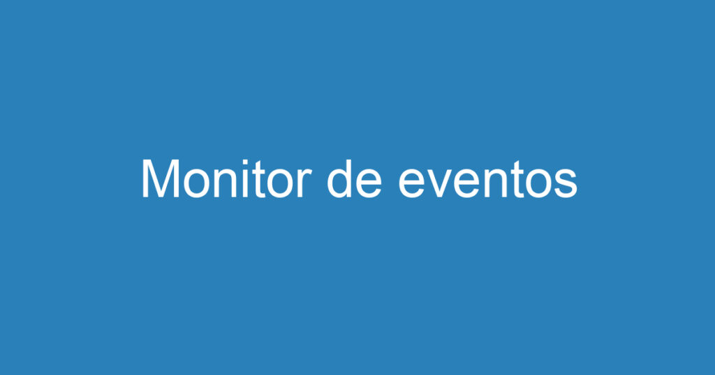 Monitor de eventos 1