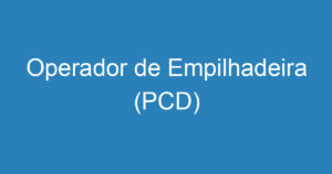 Operador de Empilhadeira (PCD) 9