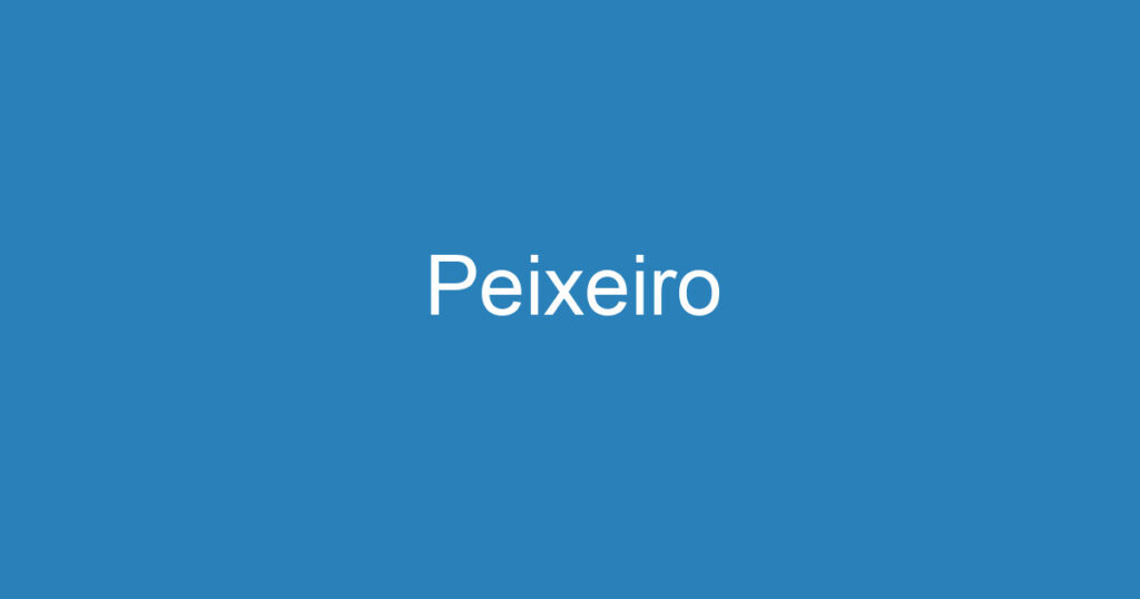 Peixeiro 1