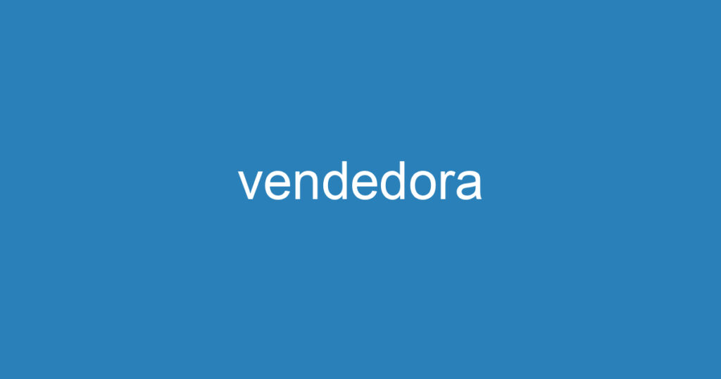 vendedora 1