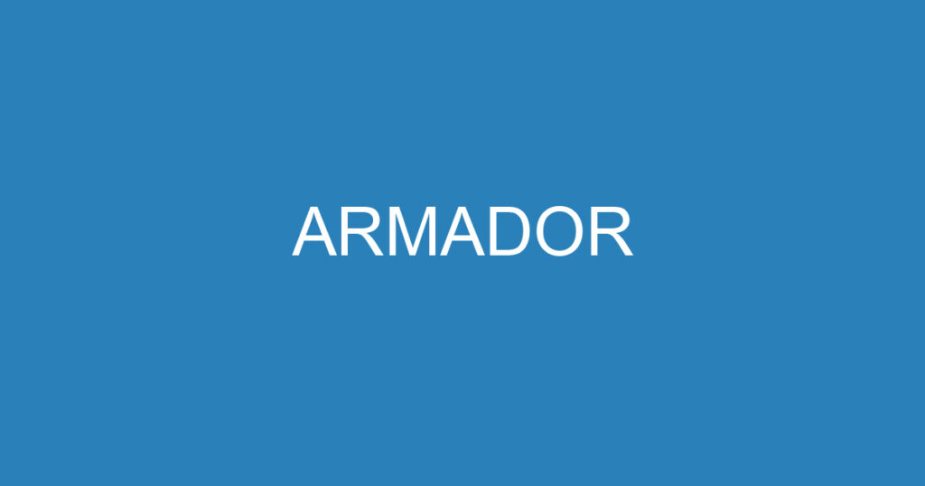 ARMADOR 1