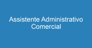 Assistente Administrativo Comercial 9