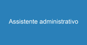 Assistente administrativo 7