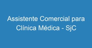 Assistente Comercial para Clínica Médica - SjC 4