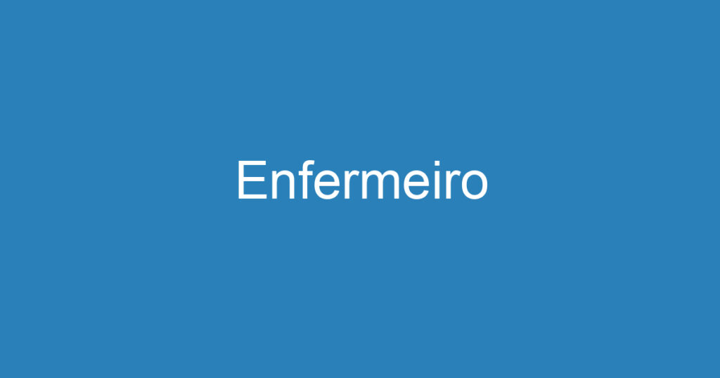 Enfermeiro 1