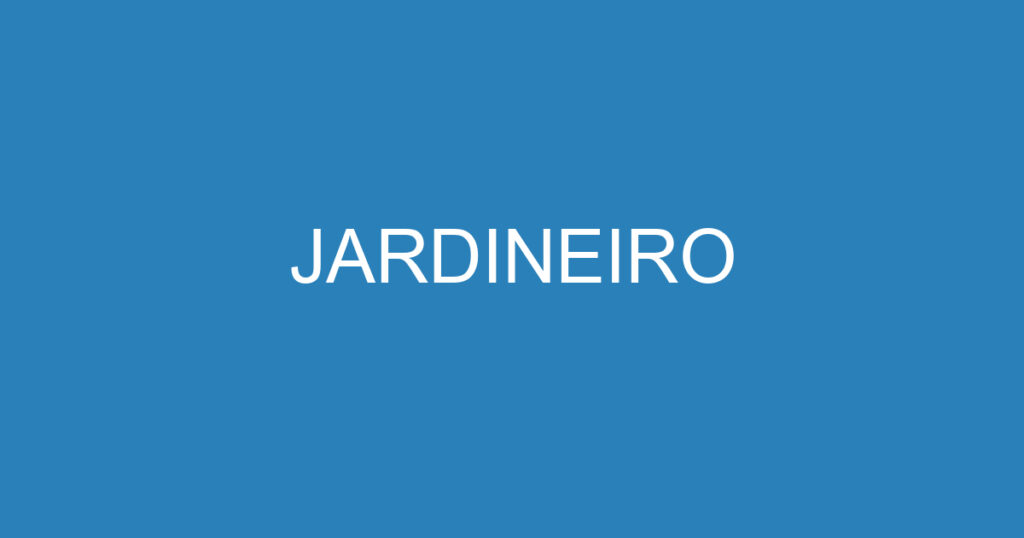 JARDINEIRO 1