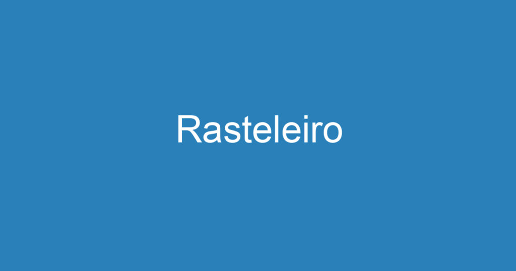 Rasteleiro 1