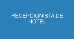 RECEPCIONISTA DE HOTEL 4