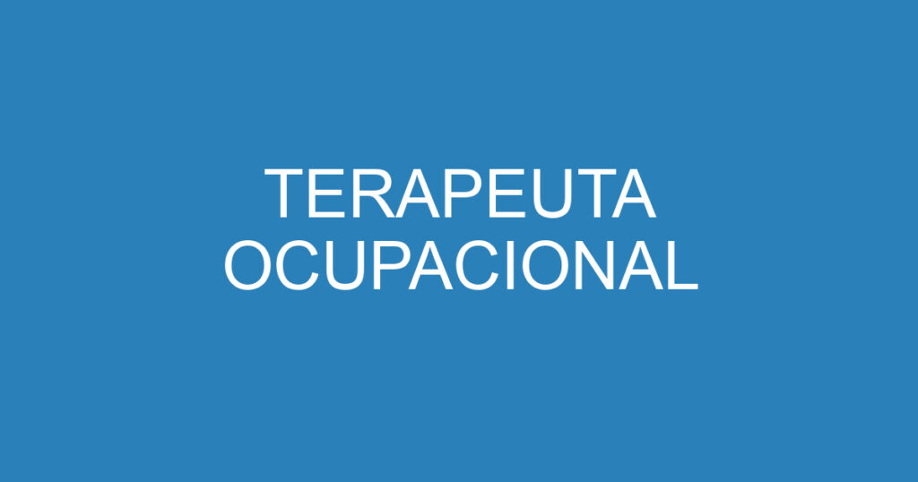 TERAPEUTA OCUPACIONAL 1