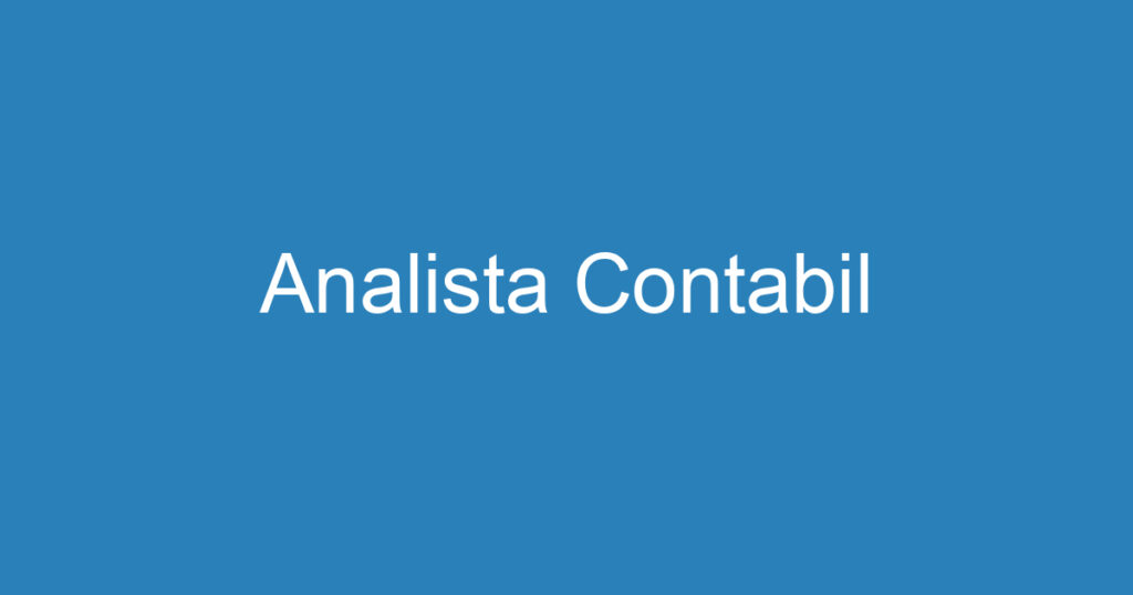 Analista Contabil 1