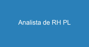 Analista de RH PL 7