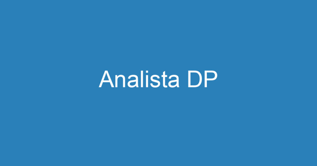 Analista DP 1