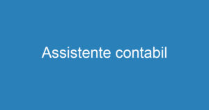 Assistente contabil 9