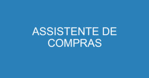 ASSISTENTE DE COMPRAS 11