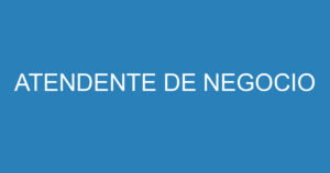 ATENDENTE DE NEGOCIO 4