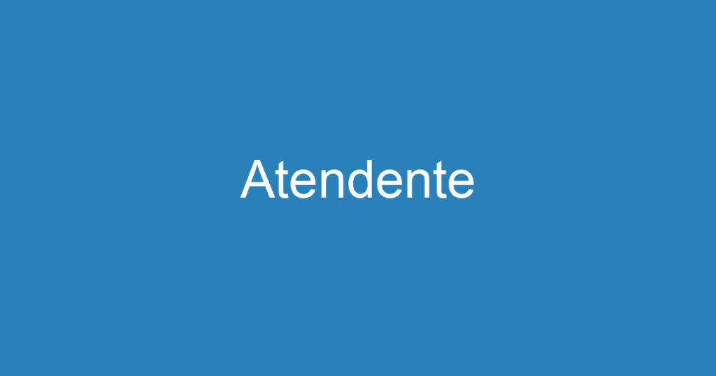 Atendente 1