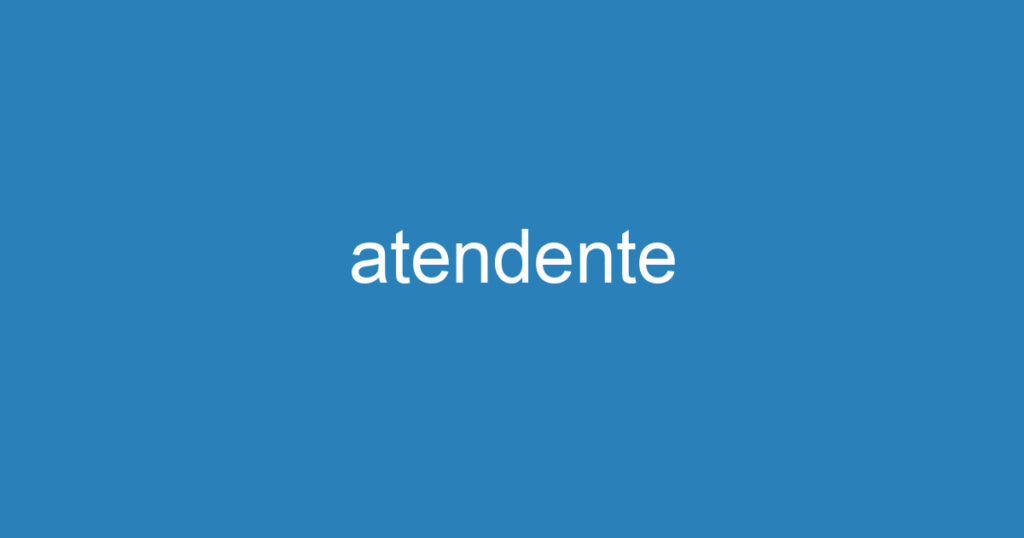 atendente 1