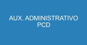 AUX. ADMINISTRATIVO PCD 2