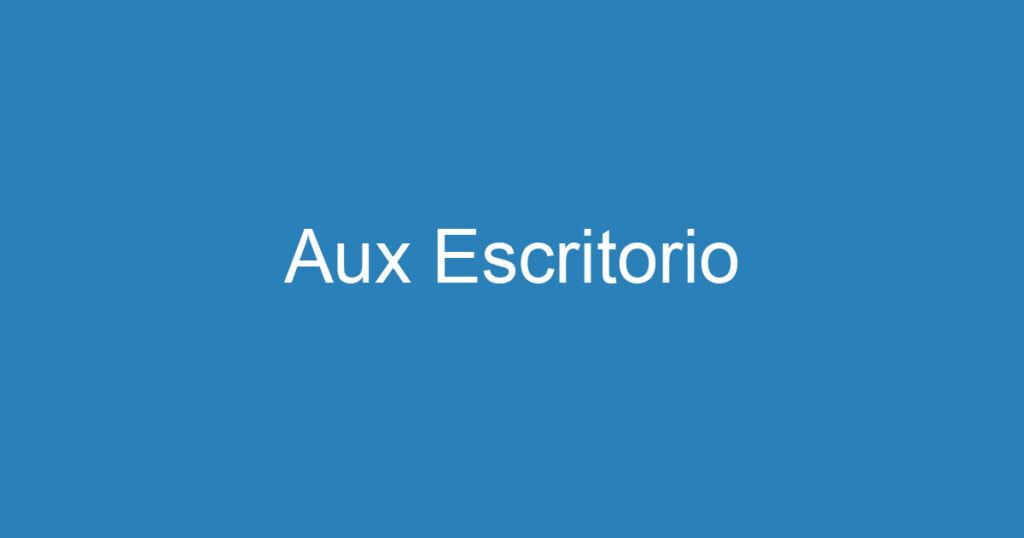 Aux Escritorio 1