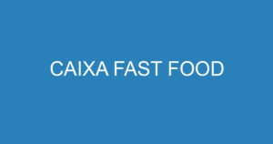 CAIXA FAST FOOD 14