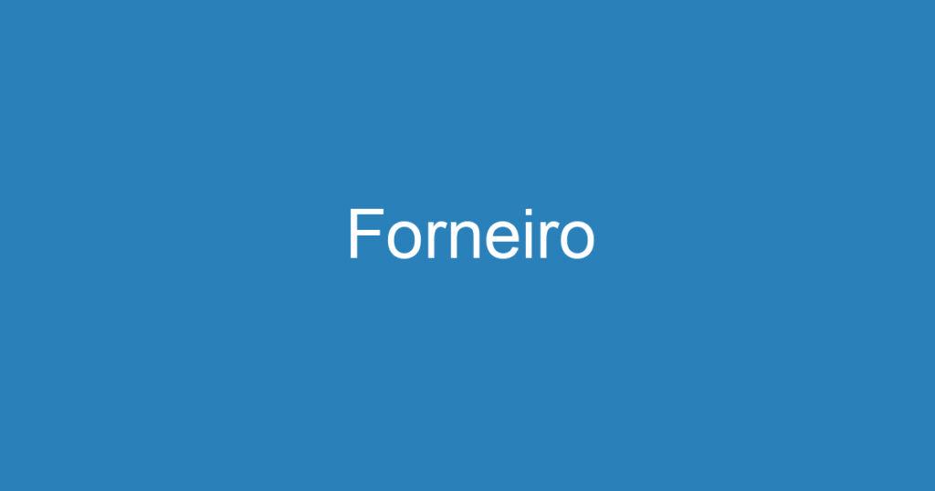 Forneiro 1