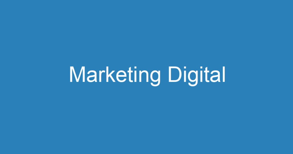 Marketing Digital 1