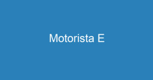 Motorista E 8