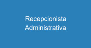 Recepcionista Administrativa 9