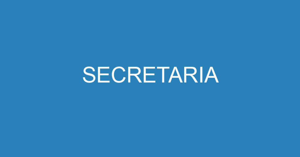 SECRETARIA-São José dos Campos - SP 1