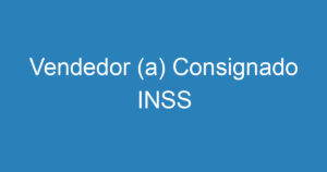 Vendedor (a) Consignado INSS 14