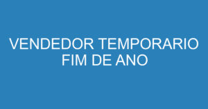 VENDEDOR TEMPORARIO FIM DE ANO 5