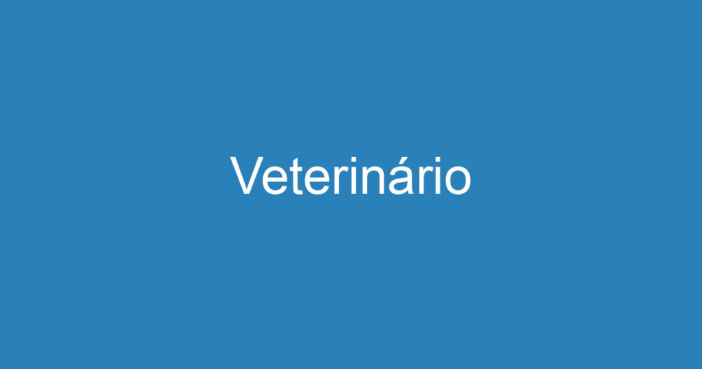 Veterinário 1