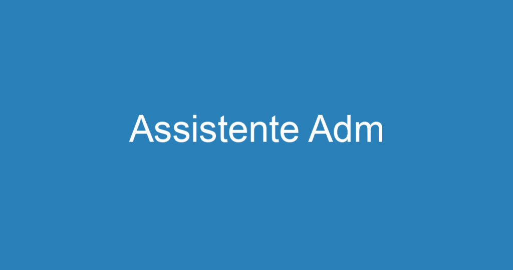 Assistente Adm 1