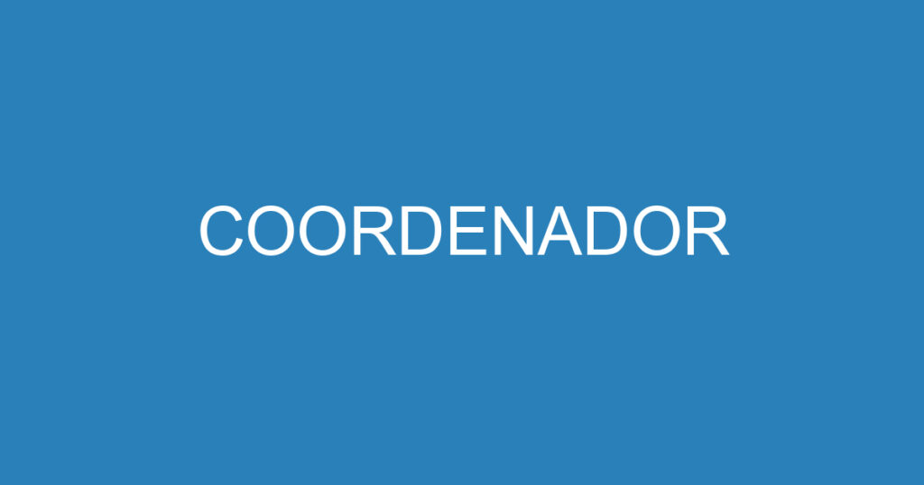 COORDENADOR 1