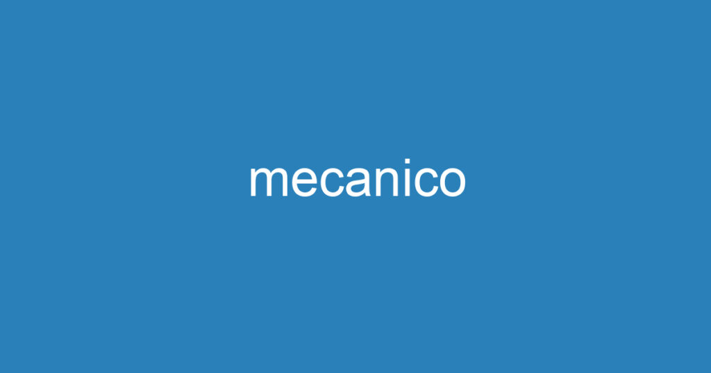 mecanico 1