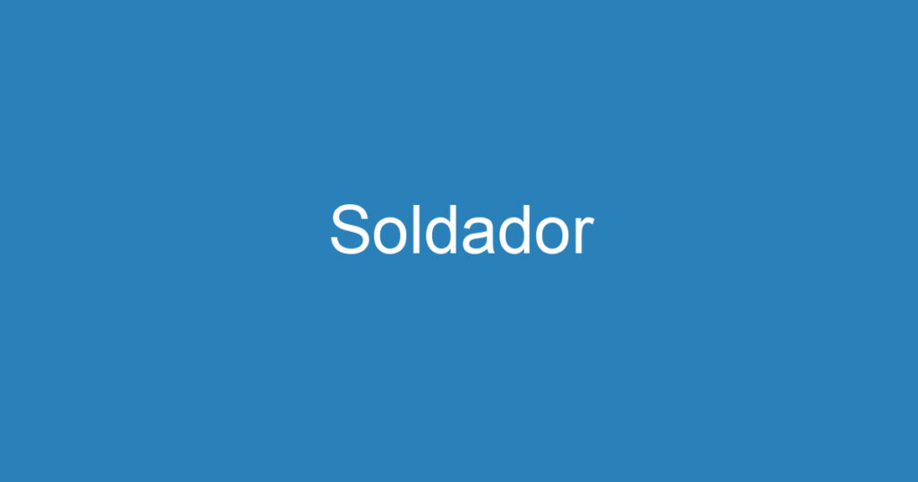 Soldador 1