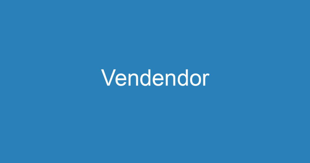 Vendendor 1