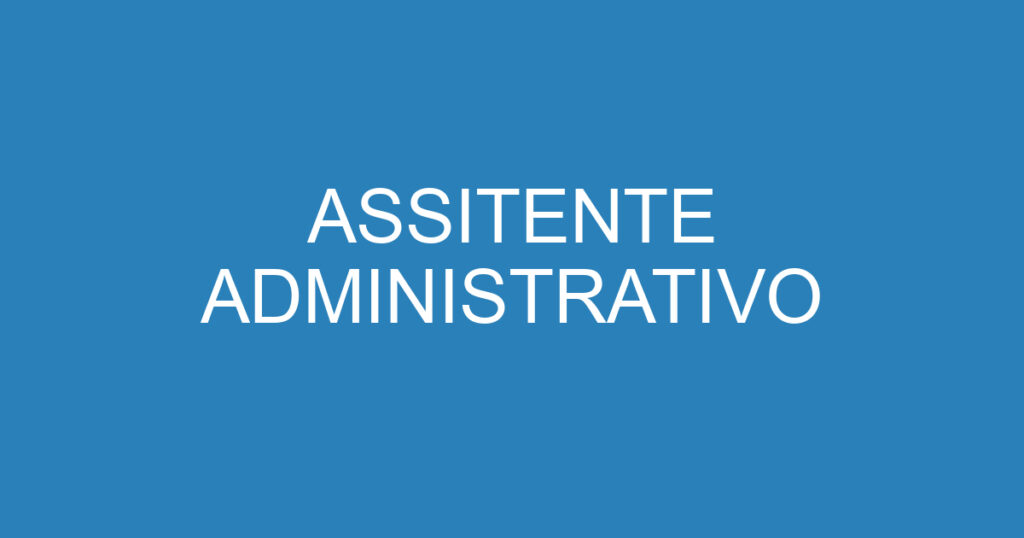 ASSITENTE ADMINISTRATIVO 1