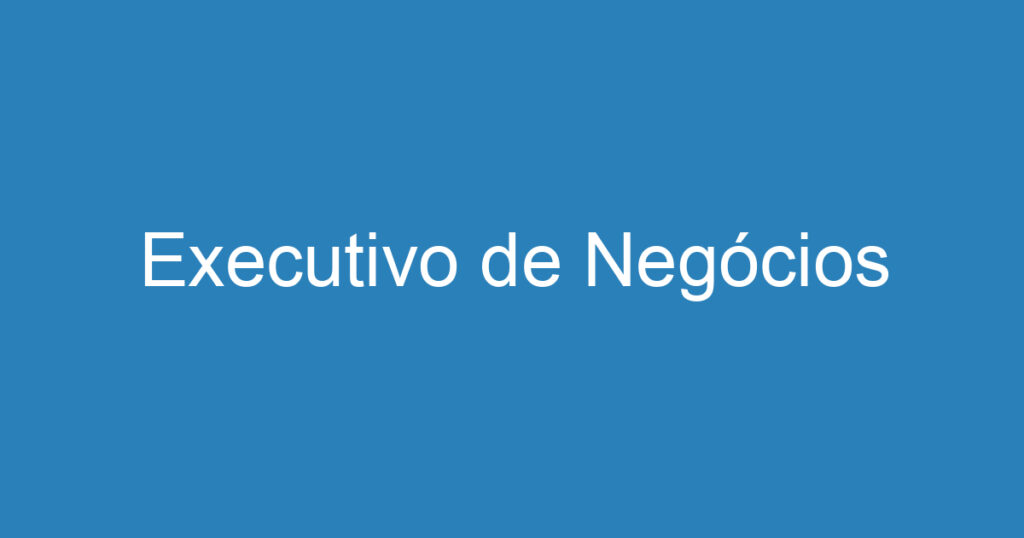 Executivo de Negócios 1