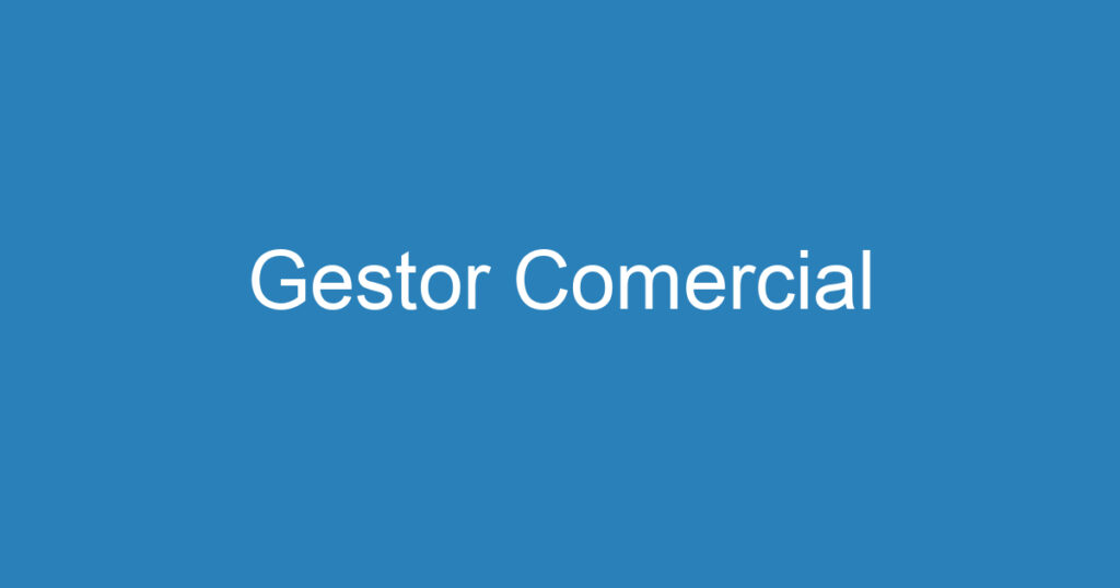 Gestor Comercial 1