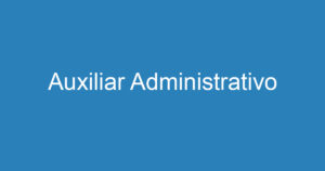 Auxiliar Administrativo 9