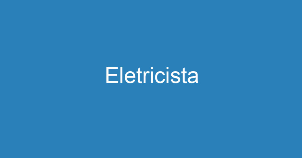 Eletricista 1