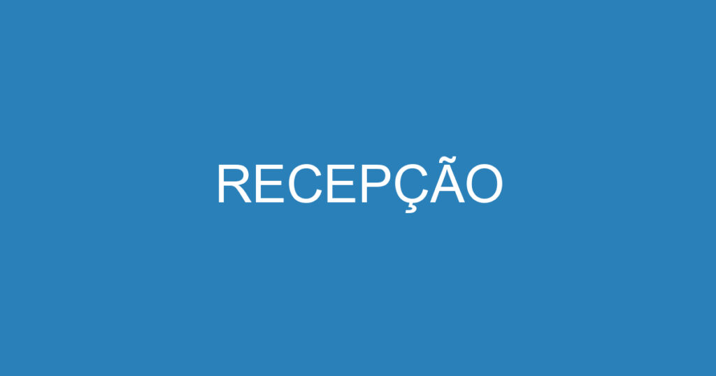 RECEPÇÃO 1